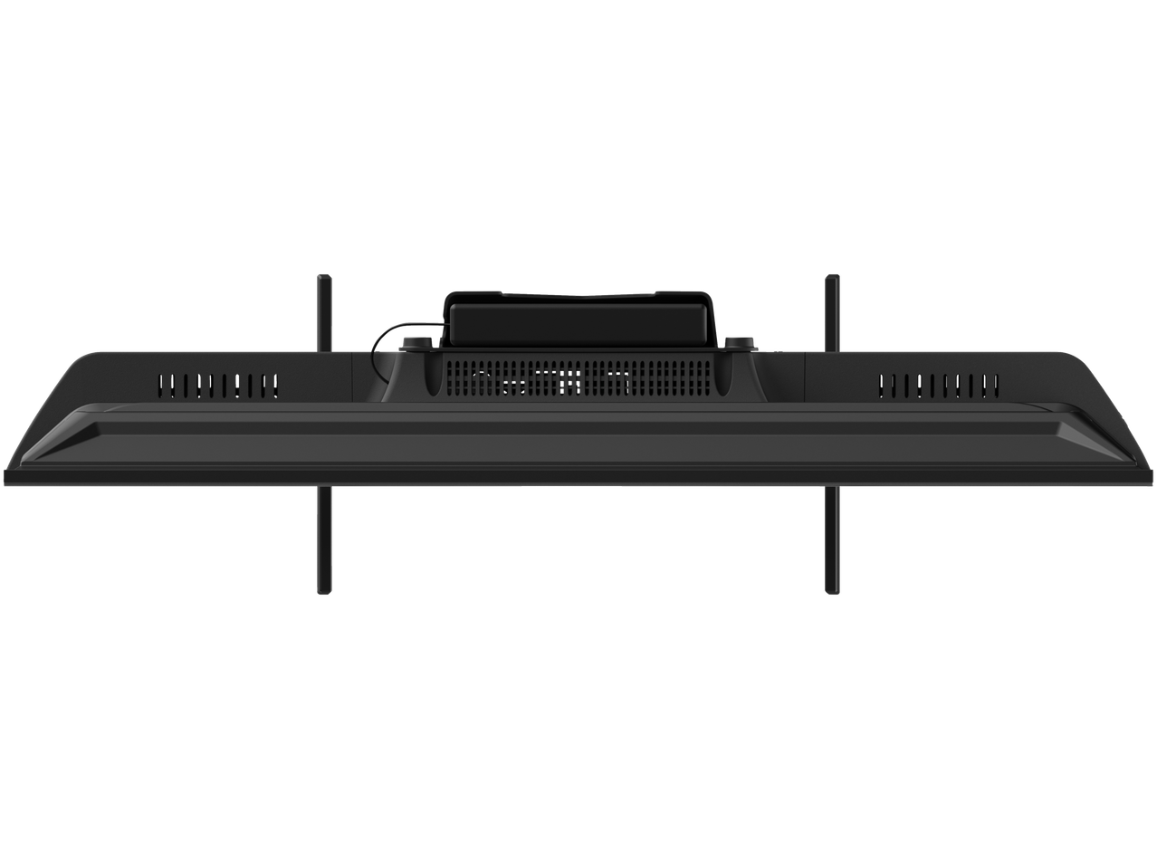 Rear view of the CHiQ 32' HD Portable Smart TV, showing ports and ventilation