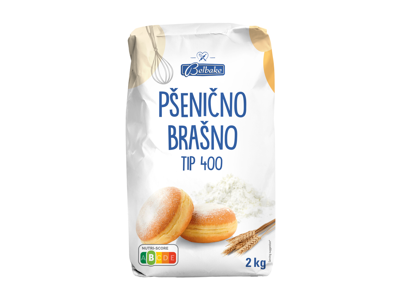 Pakovanje Belbake pšeničnog brašna tip 400 (2 kg)