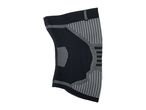 Black and grey knee support with textured patterns