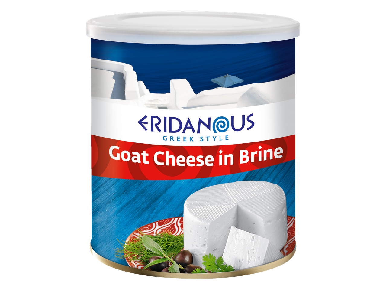Eridanous geitenkaas in pekel, Griekse stijl.