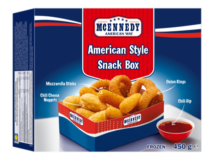 Amerikietiško stiliaus užkandžių rinkinys