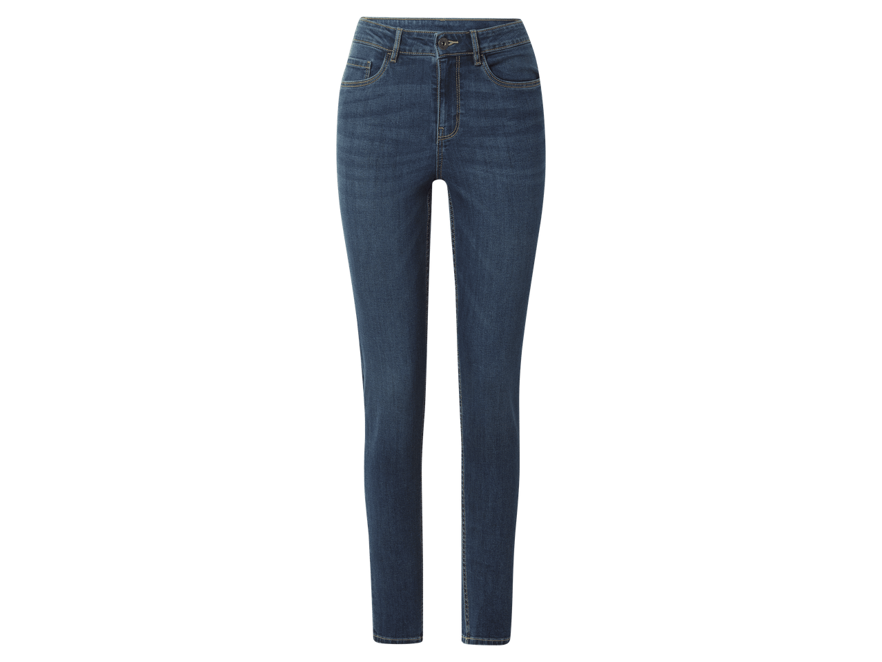 Női skinny fit farmernadrág sötétkék színben