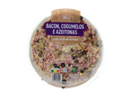 Pizza Chef Select com bacon, cogumelos e azeitonas, cozida em forno de pedra.