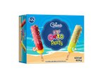 Gelatelli Little Octo Party gelados de pau, 12 unidades com diferentes sabores de fruta.