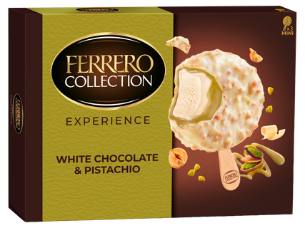 Fehér csokoládés-pisztáciás jégkrém