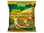 Vemondo: curry vegano de lentilhas e legumes com leite de coco.
