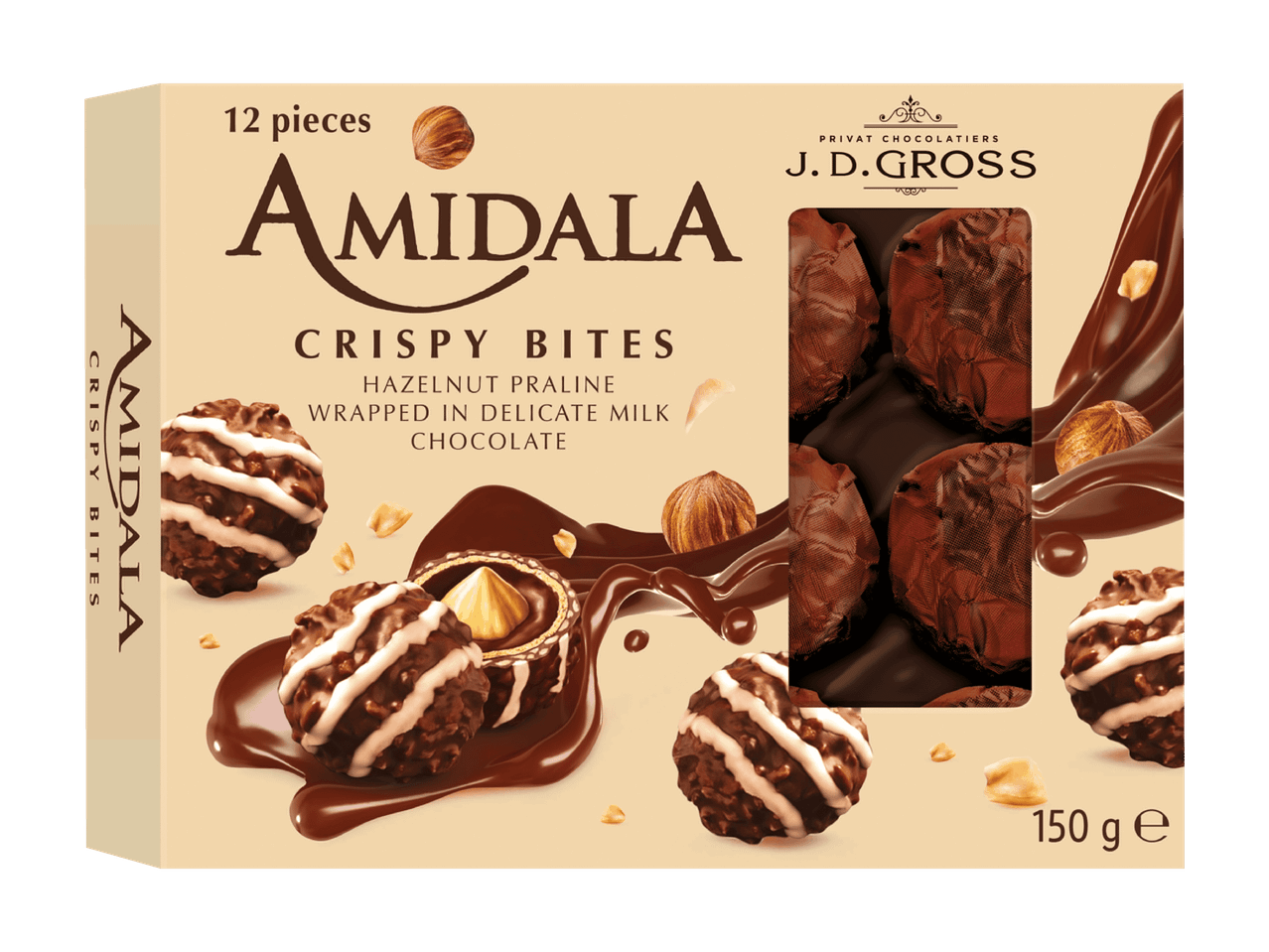 Amidala-maitosuklaakonvehdit