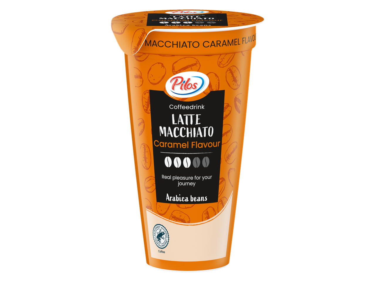 Pilos Latte Macchiato с вкус карамел.