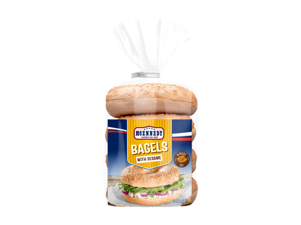 Szezámmagos bagel*