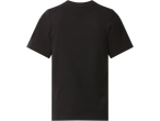 T-shirt infantil preta MINECRAFT, vista traseira