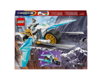 LEGO NINJAGO: ice motorcycle with minifigures.