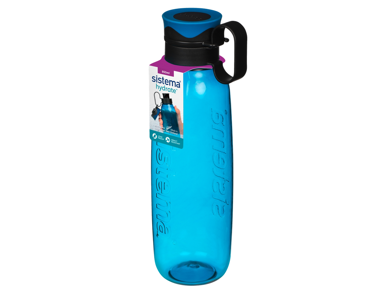 Šviesiai mėlynas 850 ml Sistema Hydrate vandens butelis