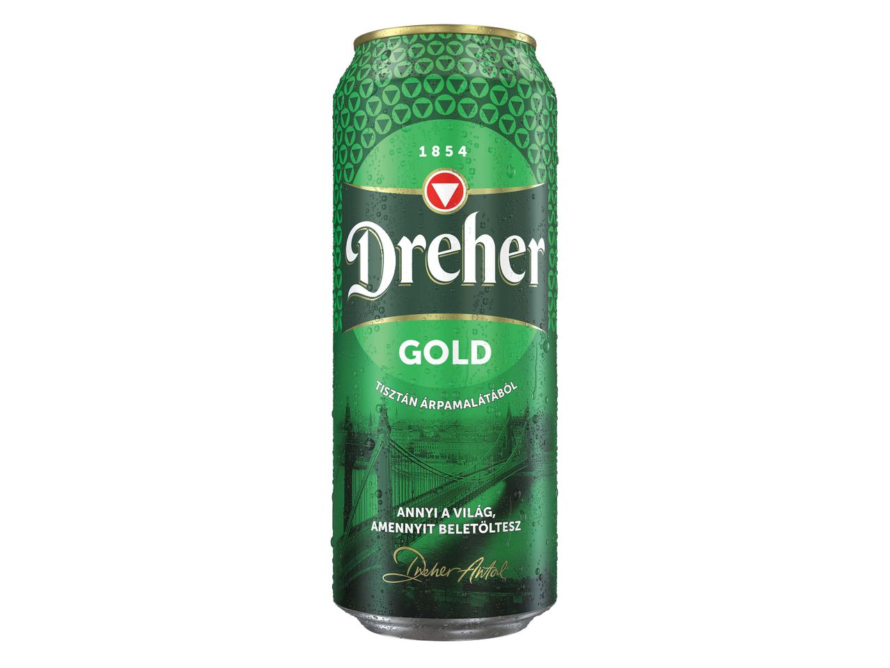 Dreher Gold sör konzervdoboz.