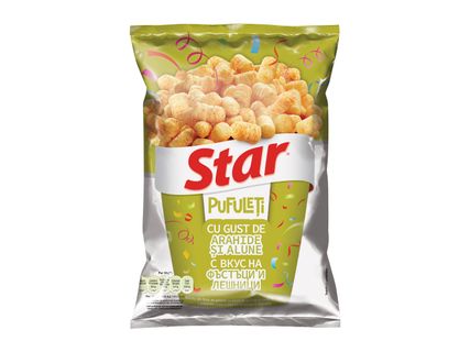 Pufuleți cu gust de arahide și alune