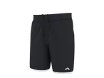 Calções desportivos CRIVIT para homem, pretos, com cordão e orla branca.