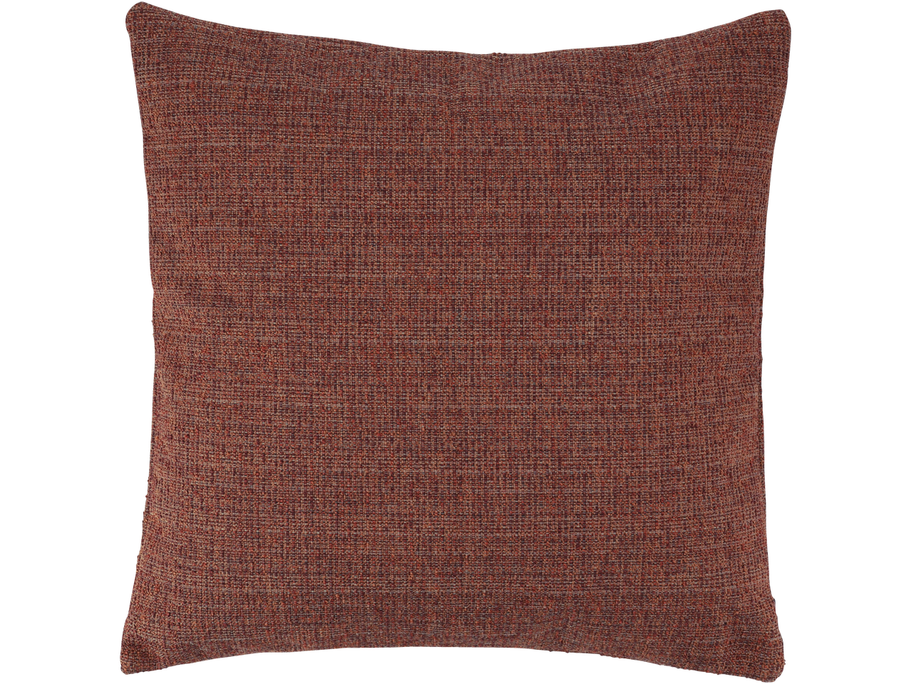 Livarno home Deko-Folie, almofada marrom-avermelhada com tecido texturizado