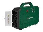 PARKSIDE PMK 1100 A1 compressor with accessories and cable storage