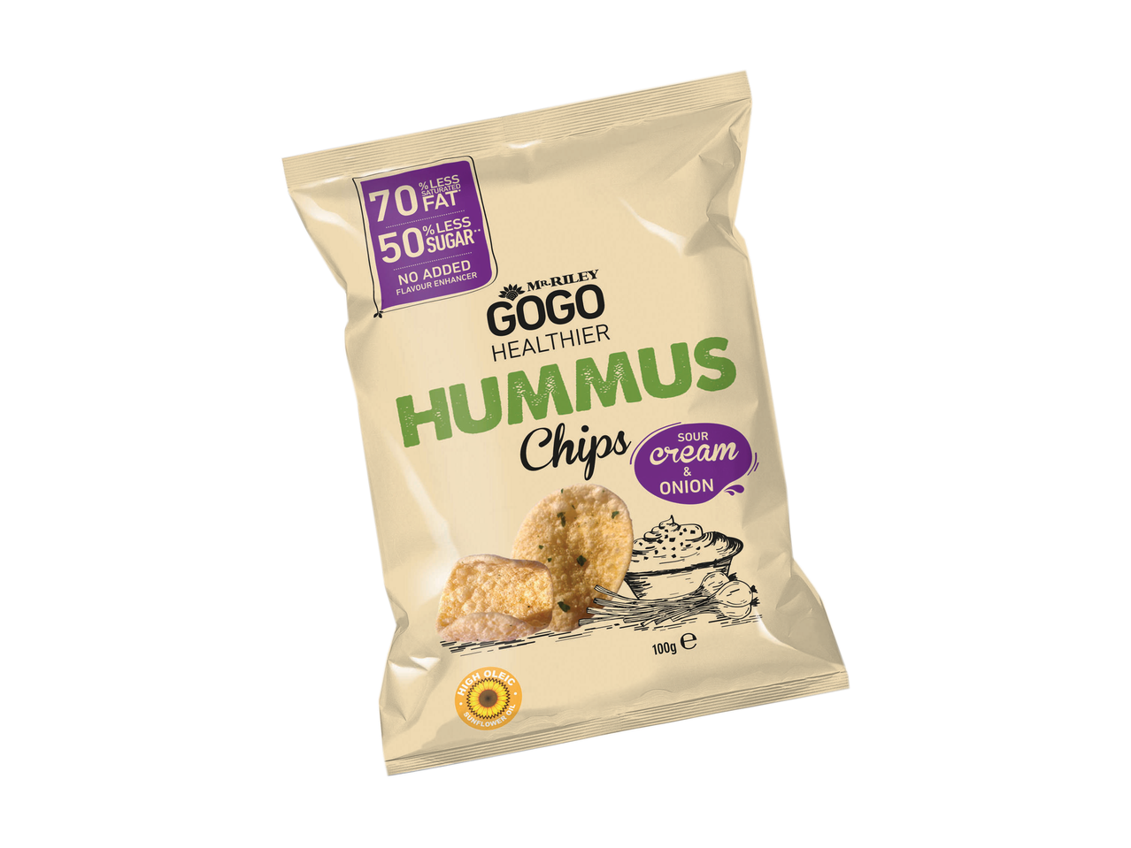 Hummus Chips Sour Cream and Onion