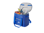 CRIVIT Cool Bag filled with fruit, water bottle, and food containers.
