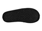 Black anti-slip sole for slippers or socks.