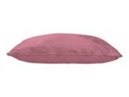 Soft pink velvet cushion