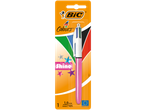 BIC 4 Colours Shine pink pen: single pack