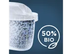 Brita water filter cartridge with granules, 50% BIO.
