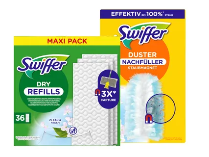 Swiffer Boden-Staubtücher/Staubmagnet/-Kit