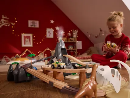 Fa vasút- / autópálya-készlet