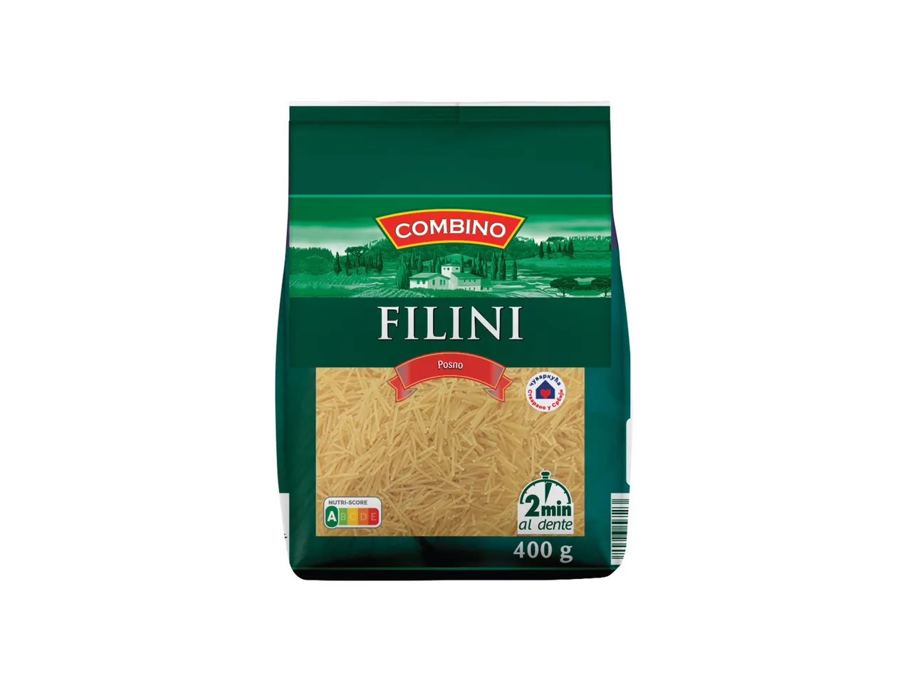 Pakovanje testenine Filini.