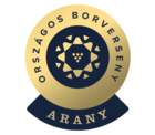 Országos borverseny arany érme.