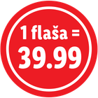 f 1 flasa = 39.99