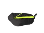 Husă neagră cu fermoar verde neon