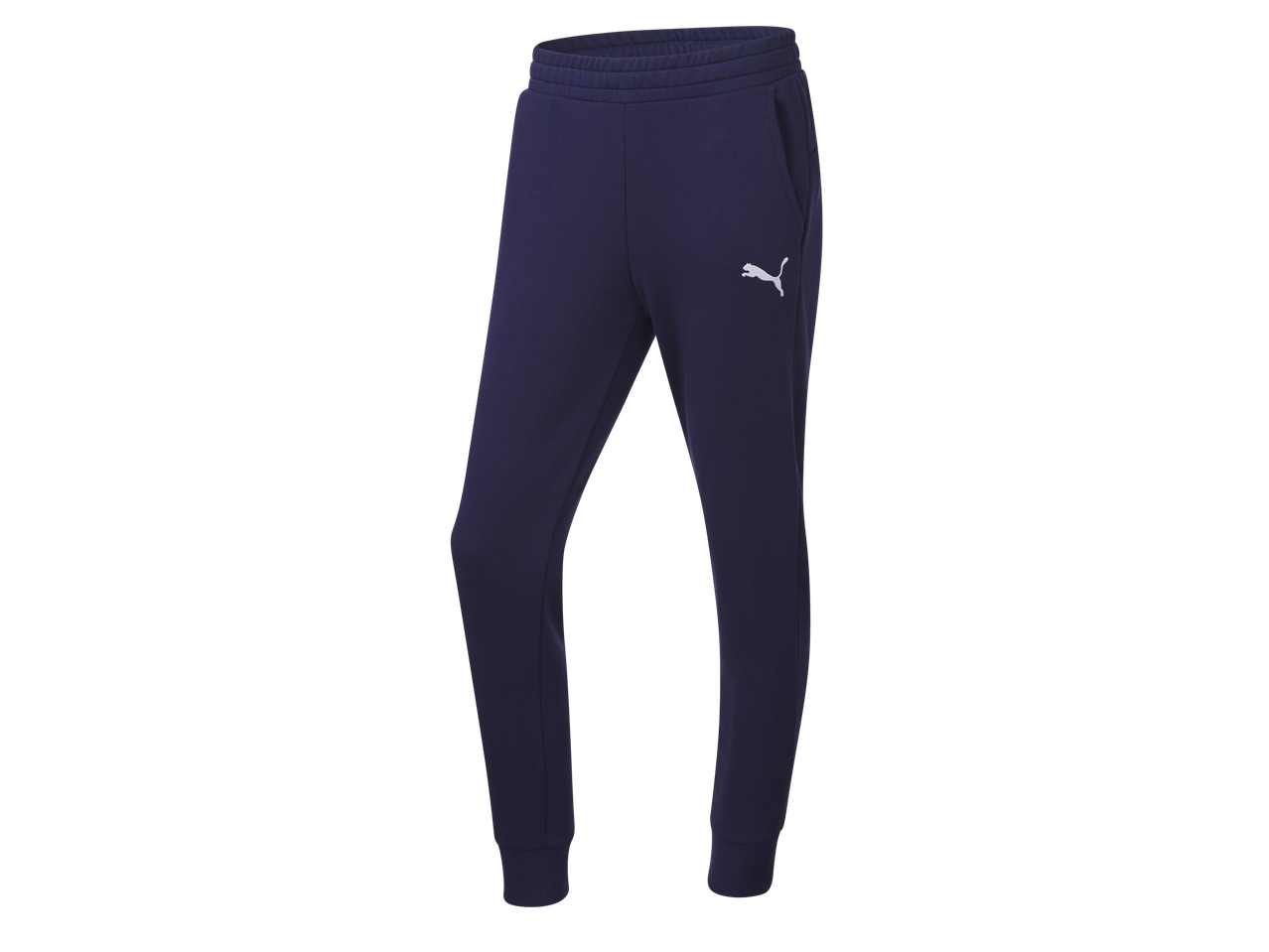 Pantaloni sportivi Puma blu navy da uomo.