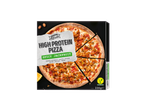 Pizza Trattoria Alfredo, bogată în proteine, cu jackfruit picant.