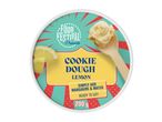 Lemon cookie dough mix with a spoon of dough and lemon slices, 200g.