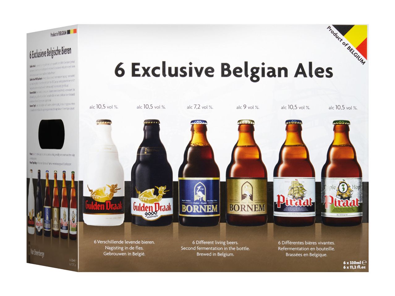 Assortimento di 6 birre belghe esclusive