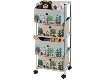 LIVARNO home Plaukts ar riteņiem bērniem