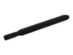 Black spatula with a long handle and flat blade