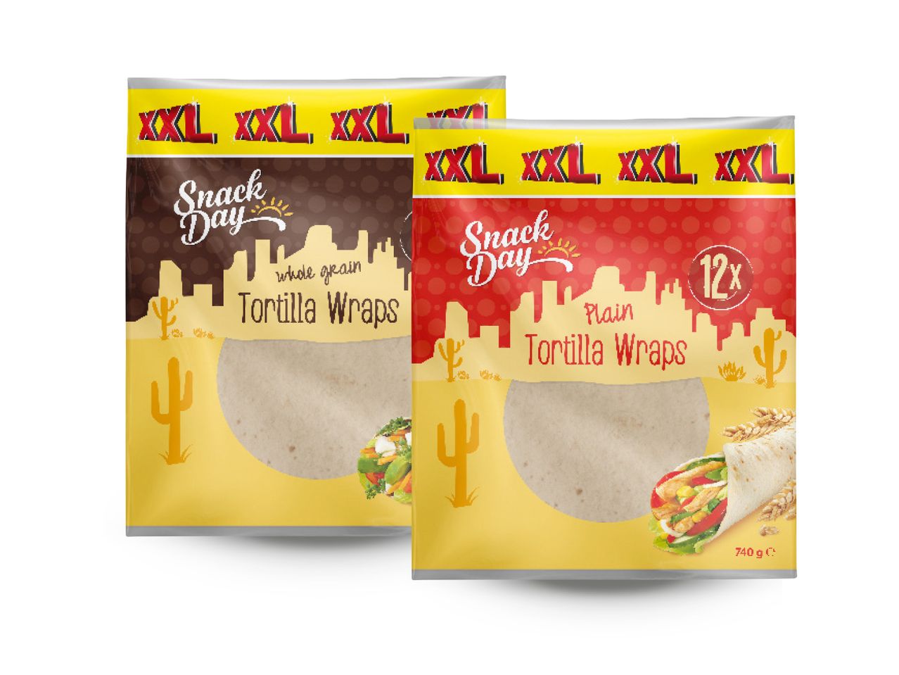 Dvije vrste tortilja Speedy Tortilla Wraps.