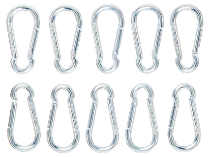 Karabiner- / szorítóbilincskészlet