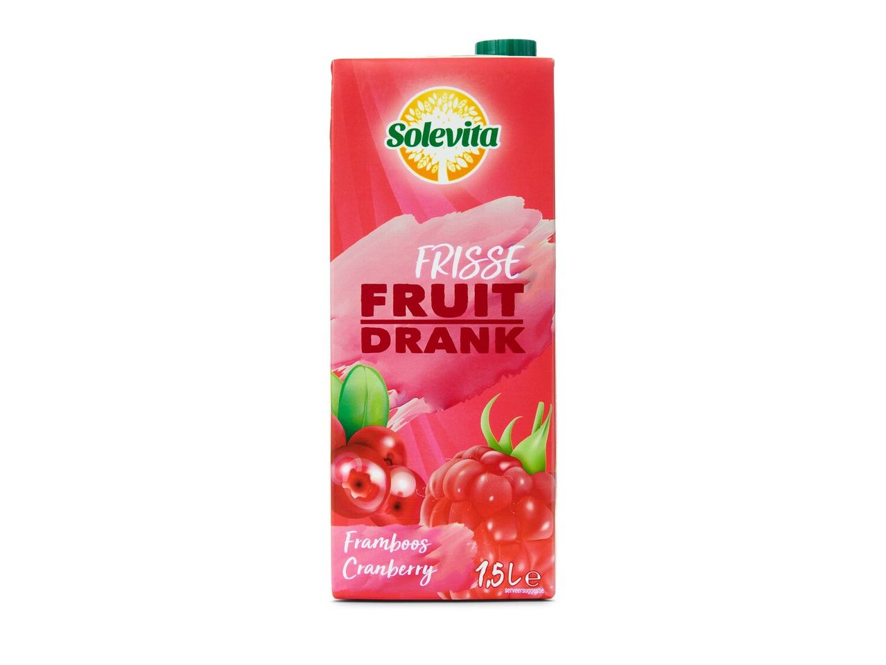 Ga naar volledige schermweergave: Frisse fruitdrank framboos-cranberry - afbeelding 1