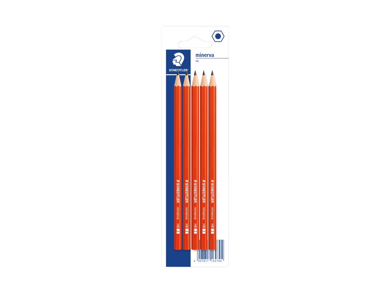 Staedtler Minerva HB blyanter i en fire-pak.