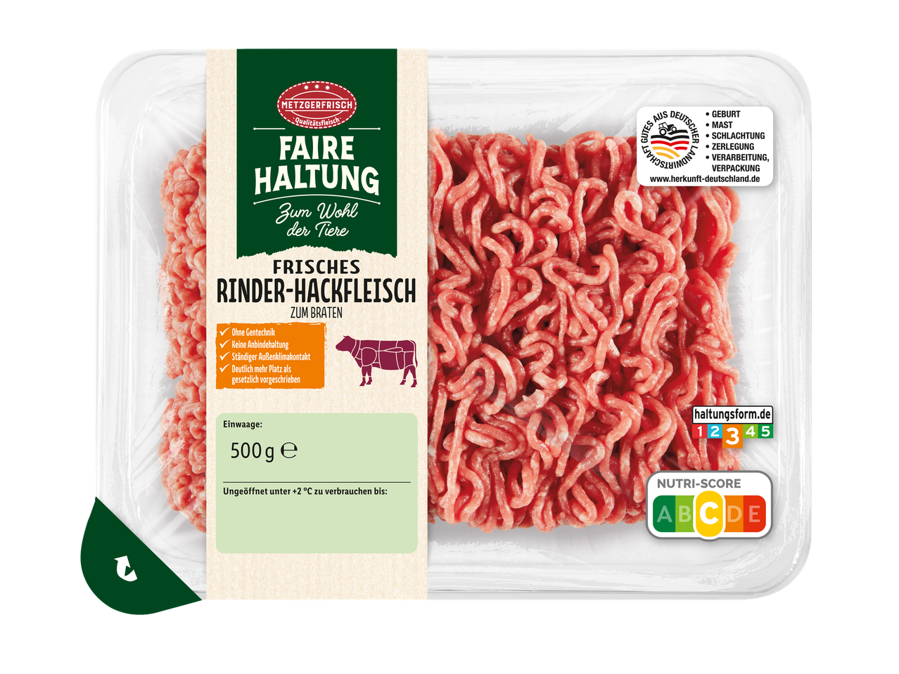 Frisches Rinder-Hackfleisch
