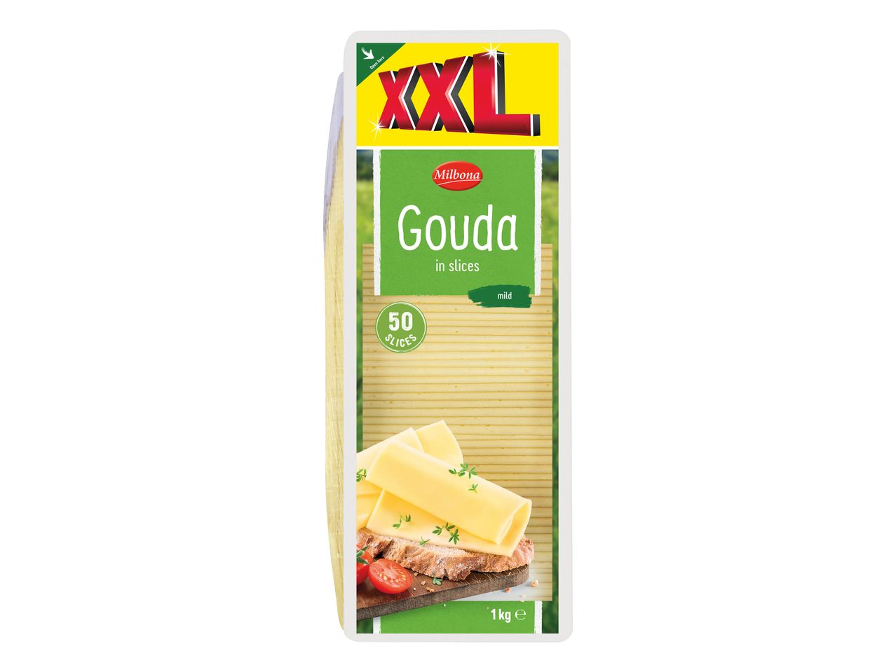 Gouda en tranches