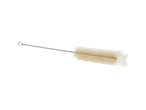 Escova de limpeza de garrafas com cerdas naturais.
