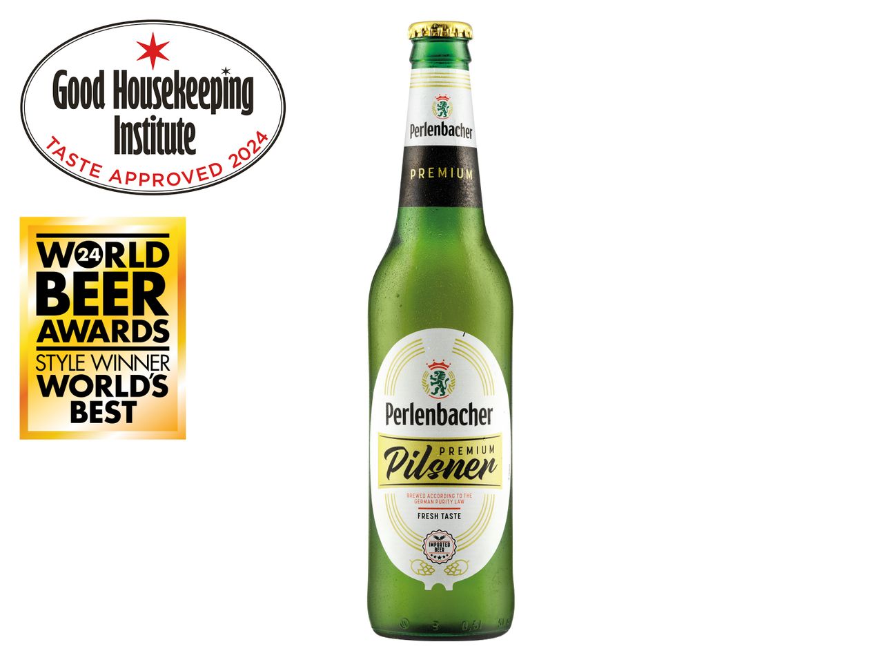 Go to full screen view: Perlenbacher Pilsner Lager - Image 1