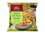 Frozen Chinese-style basil and soy sauce noodles with mixed vegetables, 600g.
