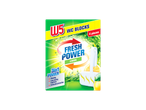 W5 blocuri WC Fresh Power Lemon, 4 bucăți, pentru curățare și parfum de lungă durată.