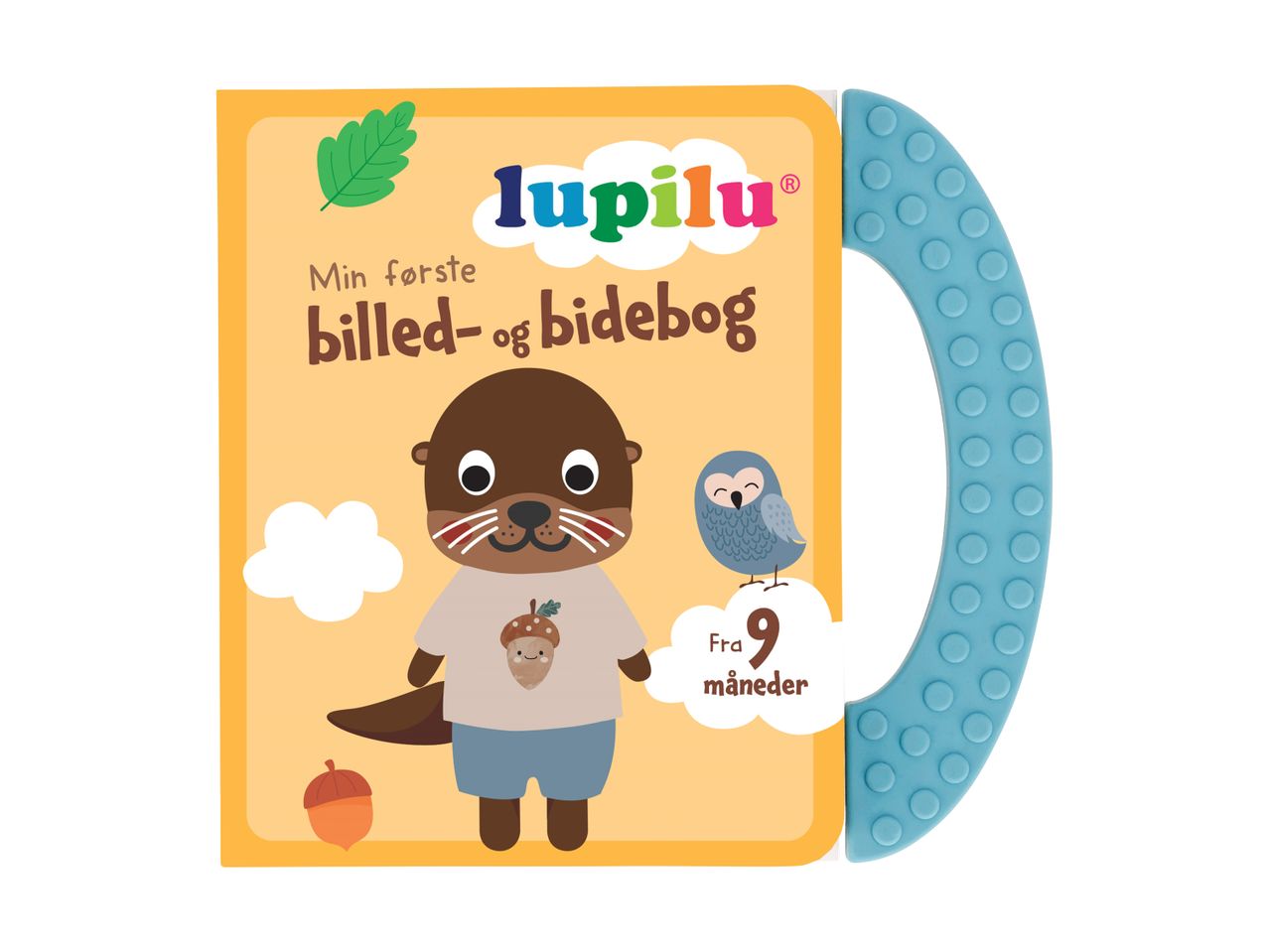 Lupilu's første billed- og bidebog til babyer fra 9 måneder.